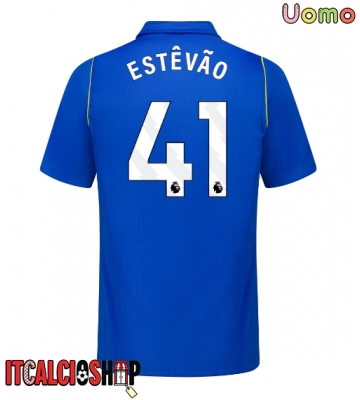 Chelsea Estevao Willian #41 Prima Maglia 2026-27 Manica Corta